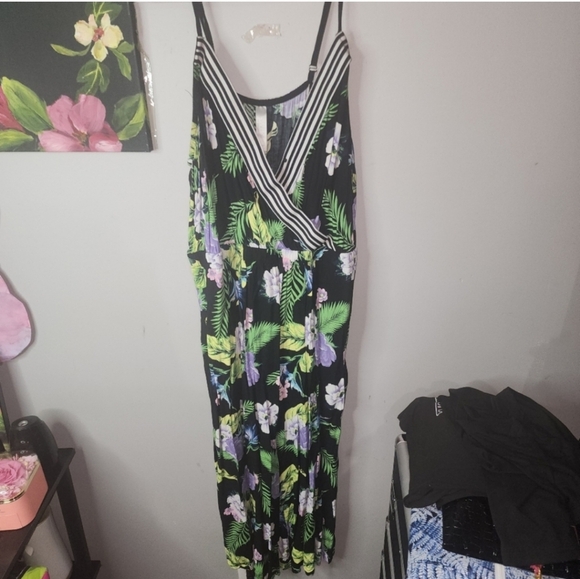 Swim by cacique tropical jumpsuit 18/20 - Picture 3 of 5
